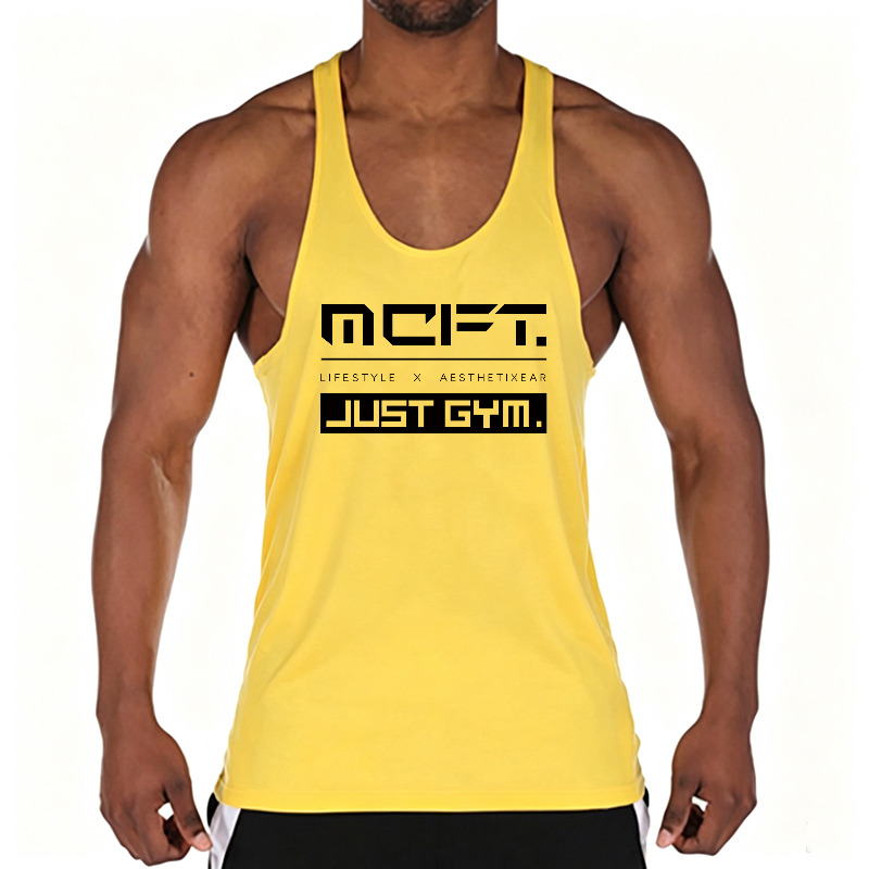 Trail Running Vest - Мужская хлопковая майка для тренировок, спортивная