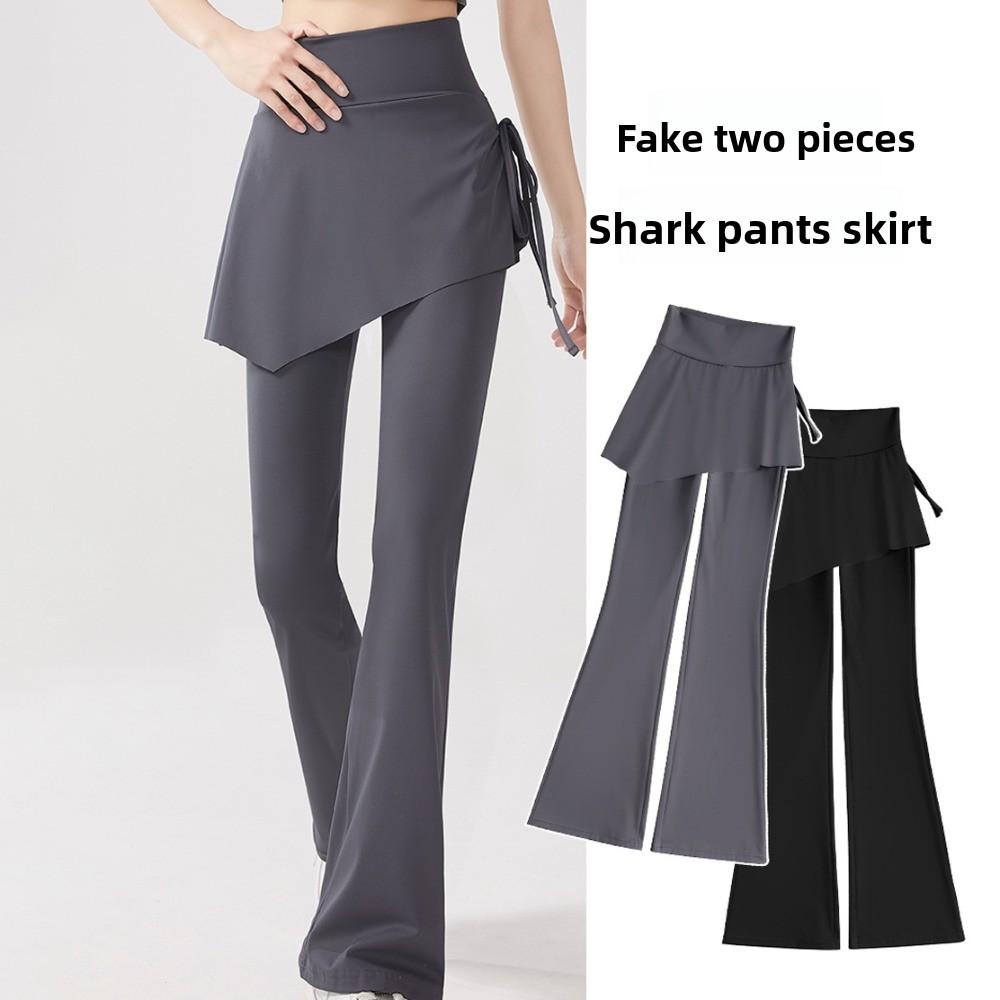 Outdoor Sport Leggings - Женские леггинсы-юбка 2-в-1 с высокой талией