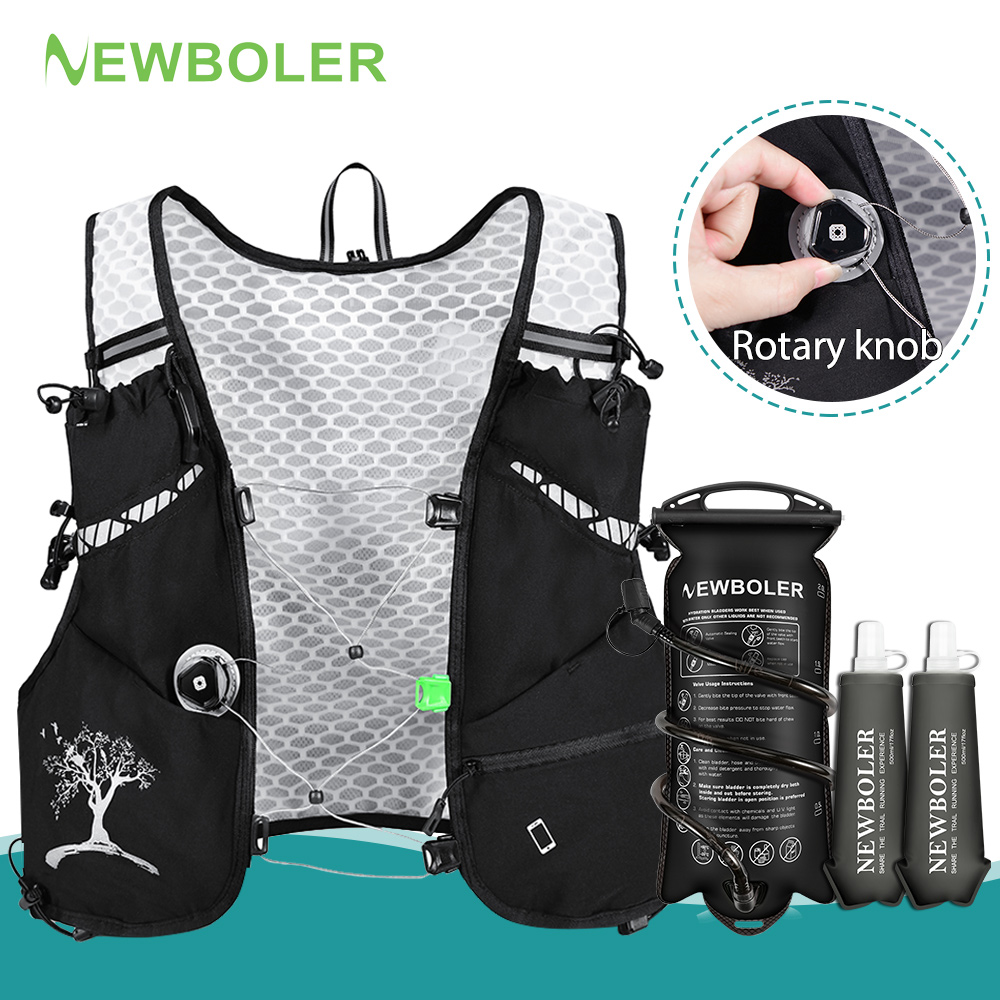 Trail Running Vest - Рюкзак NEWBOLER 8L для бега по