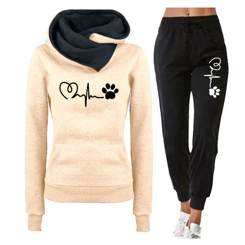 Outdoor Sport Hoodie - Модный комплект-двойка 2026: весенний облегающий спортивный