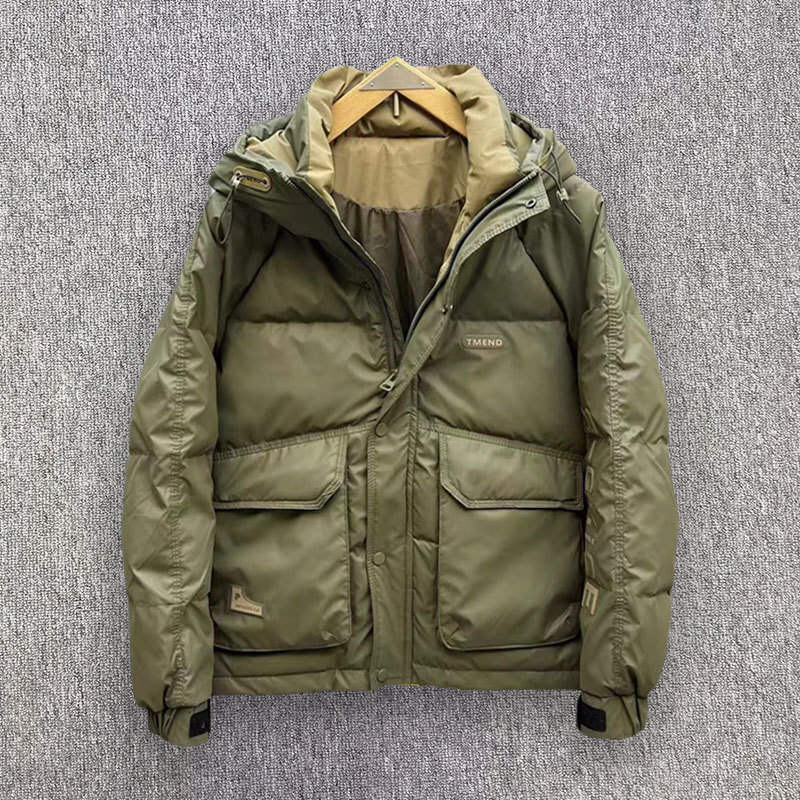 Outdoor Sport Coat - Мужской зимний пуховик, зимняя короткая Толстая