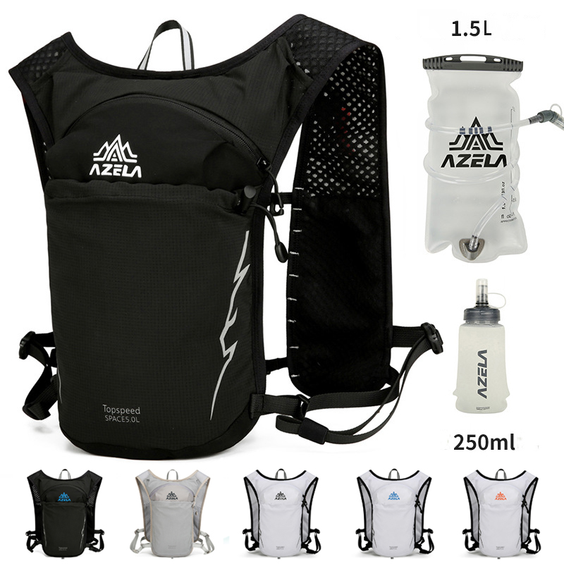 Trail Running Vest - 5л открытый трейл-бег Сверхлегкий рюкзак для