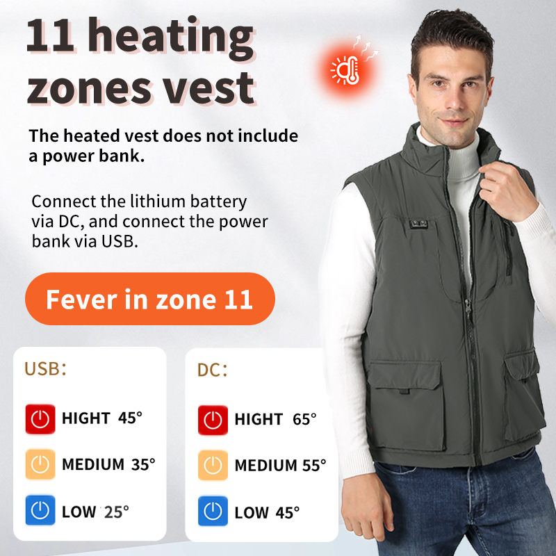 Умный жилет с 11 зонами обогре – обзор и цена Outdoor Sport Winter Jacket